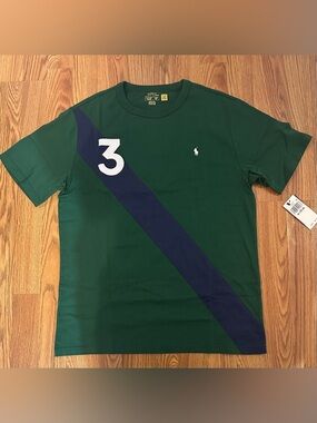 Polo Ralph Lauren Boy’s Banner Stripe Cotton Jersey Tee, Size XL (18-20)